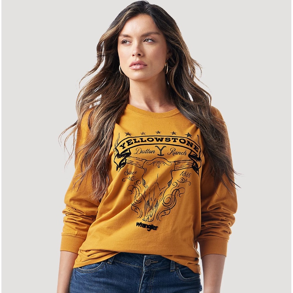 Wrangler Yellowstone long sleeve shirt, size s